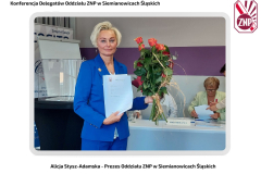Alicja Stysz-Adamska - Prezesem Oddziału ZNP w Siemianowicach Śląskich - 1